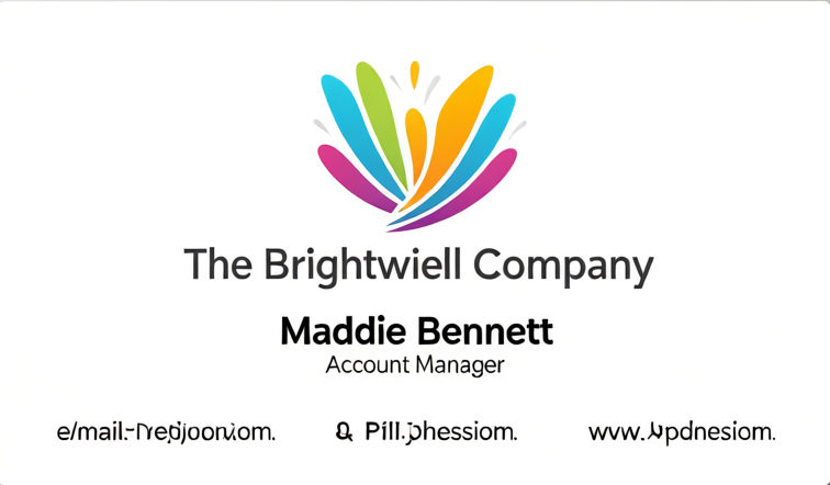 The Brightwell Company business card