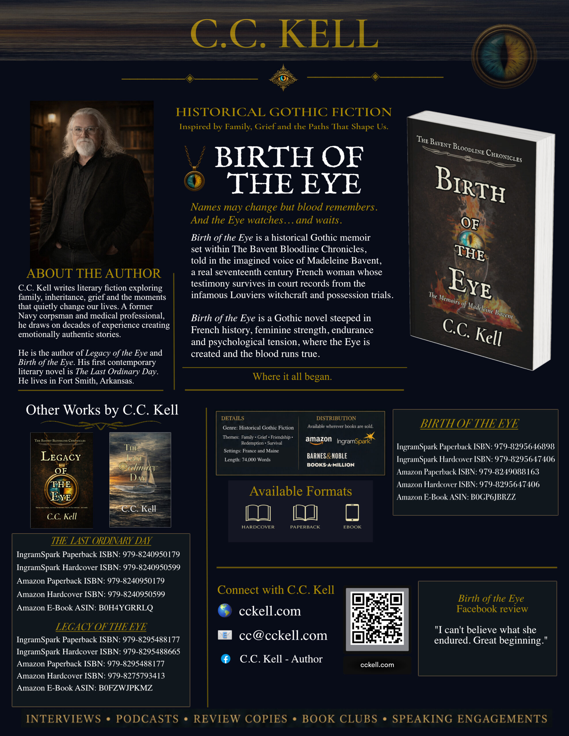 Birth of the Eye Sales Sheet