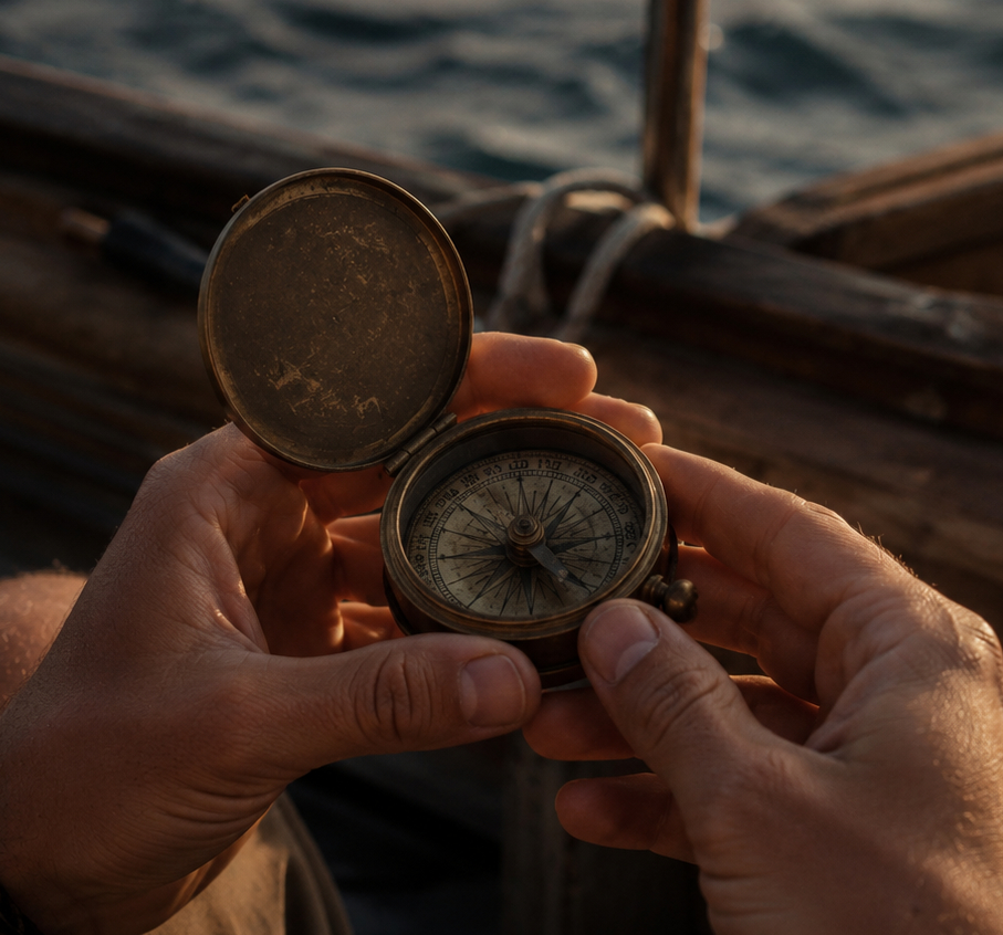 Charlie Dale's compass