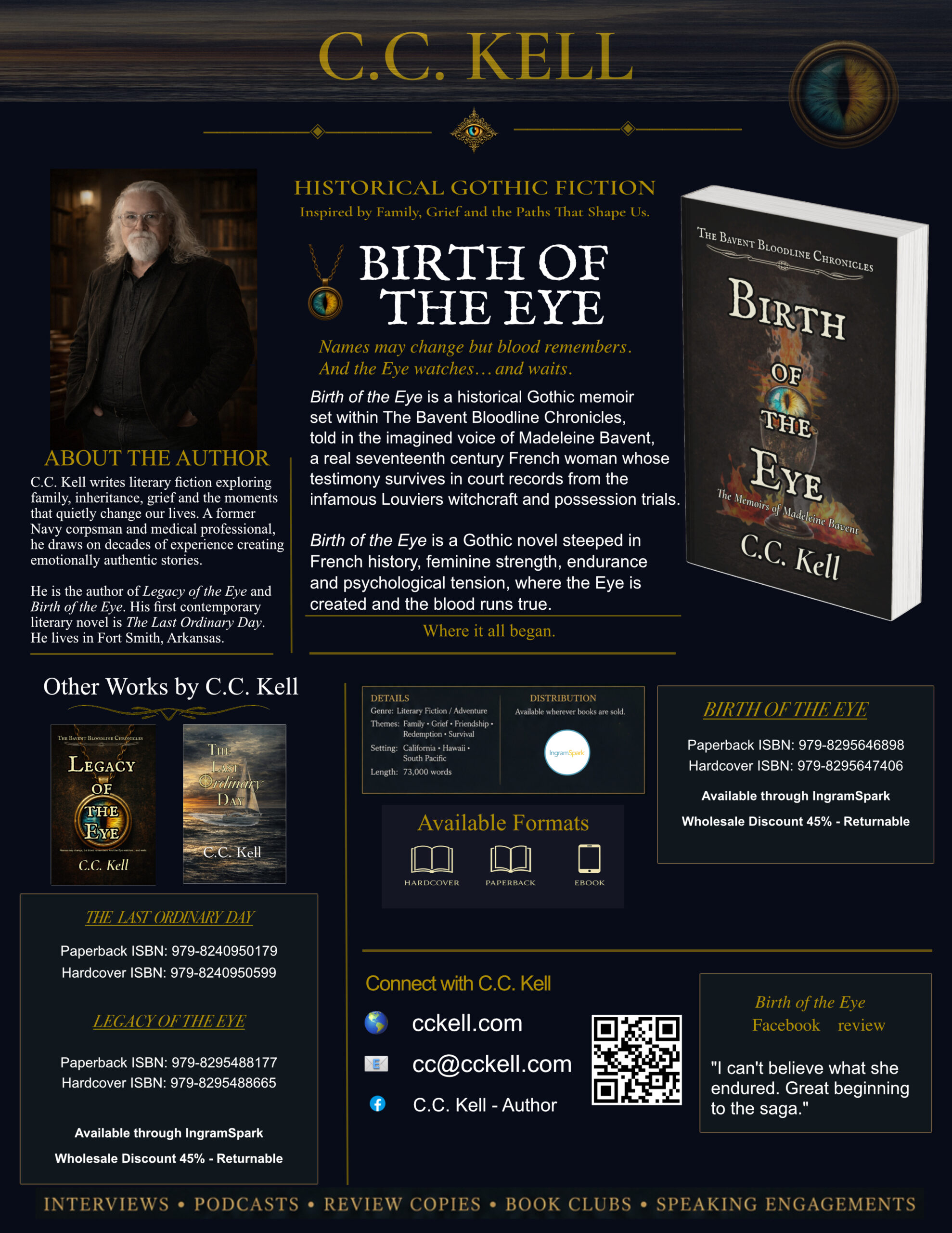 Birth of the Eye Sales Sheet