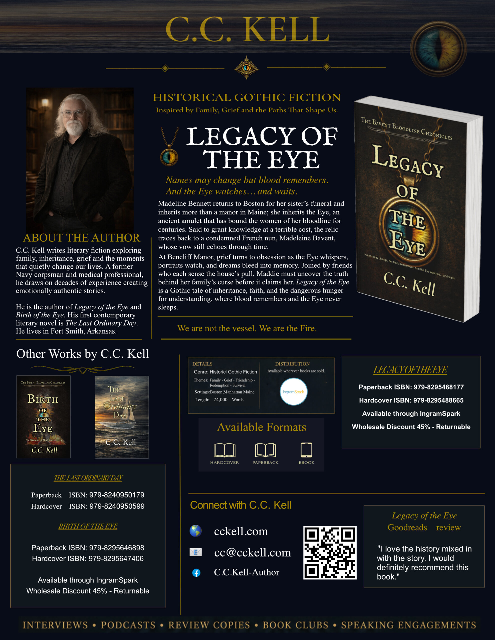 Legacy of the Eye Sales Sheet